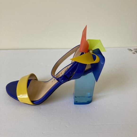 Katy Perry Collections The Pinwheels Heels Size 5.5 Colorful Fun Sandals Shoes - Picture 5 of 12